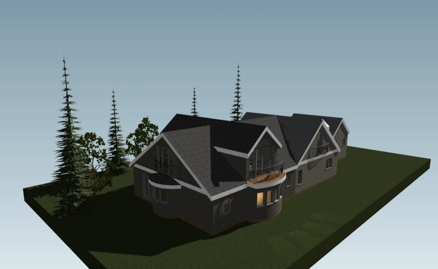sustainable building materials<br />
1200 SF Addition for Residence in Rainier, WA